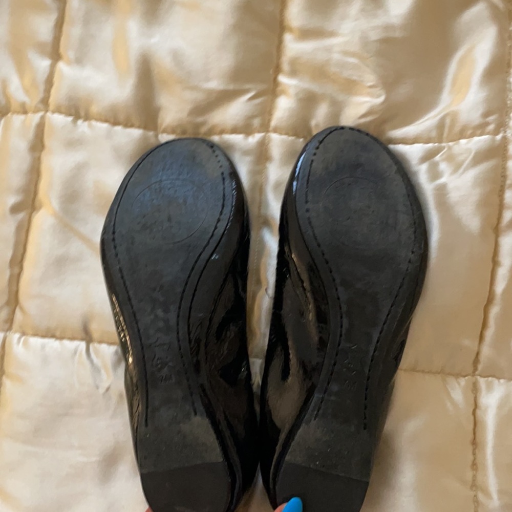 Tory Burch black patent leather ballet flats - Picture 5 of 5